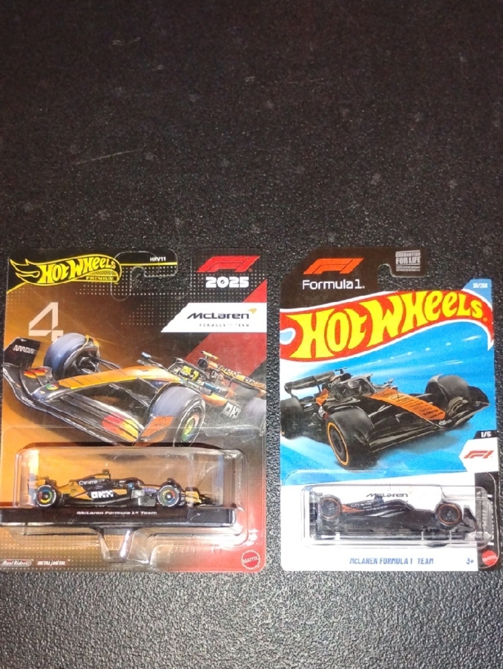 McLaren Formula 1 Die-Cast Racing Cars Hotwheels